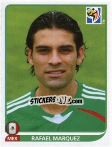 Sticker Rafael Marquez - FIFA World Cup South Africa 2010 n. 56 - Panini