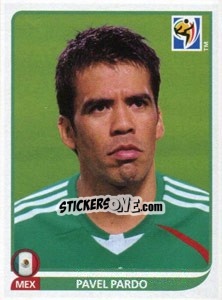 Sticker Pavel Pardo - FIFA World Cup South Africa 2010 - Panini