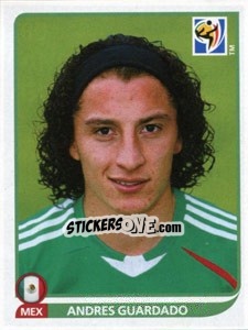 Sticker Andres Guardado - FIFA World Cup South Africa 2010 n. 60 - Panini