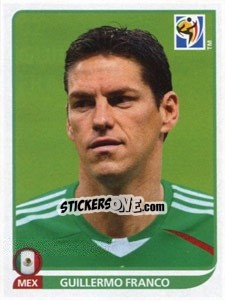 Sticker Guillermo Franco - FIFA World Cup South Africa 2010 - Panini