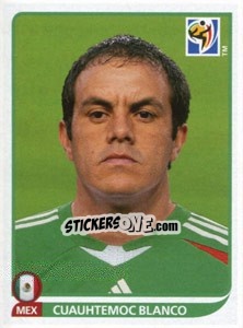 Sticker Cuauhtemoc Blanco - FIFA World Cup South Africa 2010 n. 63 - Panini