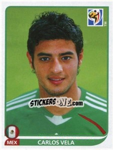 Sticker Carlos Vela - FIFA World Cup South Africa 2010 n. 65 - Panini