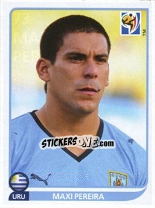 Sticker Maxi Pereira - FIFA World Cup South Africa 2010 - Panini