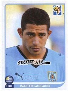 Sticker Walter Gargano - FIFA World Cup South Africa 2010 n. 77 - Panini