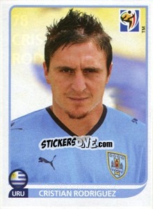 Sticker Cristian Rodriguez - FIFA World Cup South Africa 2010 n. 78 - Panini