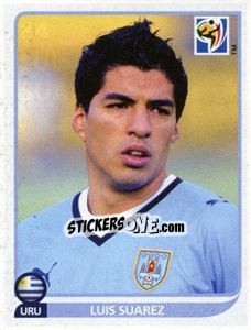 Sticker Luis Suarez - FIFA World Cup South Africa 2010 n. 84 - Panini