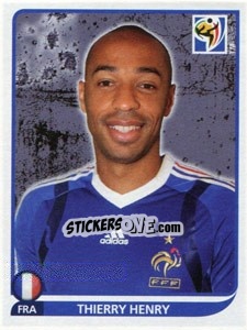 Sticker Thierry Henry - FIFA World Cup South Africa 2010 - Panini