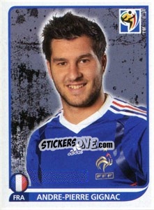 Sticker Andre-Pierre Gignac - FIFA World Cup South Africa 2010 - Panini