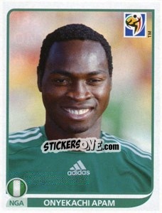 Cromo Onyekachi Apam - FIFA World Cup South Africa 2010 - Panini