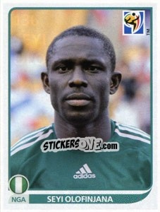 Sticker Seyi Olofinjana - FIFA World Cup South Africa 2010 n. 136 - Panini