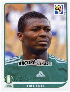 Figurina Kalu Uche - FIFA World Cup South Africa 2010 - Panini