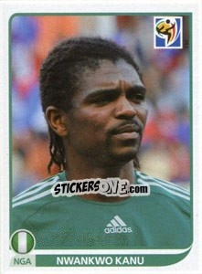 Sticker Nwankwo Kanu - FIFA World Cup South Africa 2010 - Panini