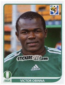 Figurina Victor Obinna - FIFA World Cup South Africa 2010 - Panini