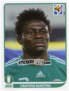 Sticker Obafemi Martins - FIFA World Cup South Africa 2010 - Panini