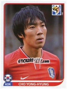 Sticker Cho Yong-Hyung - FIFA World Cup South Africa 2010 - Panini