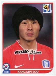 Sticker Kang Min-Soo - FIFA World Cup South Africa 2010 - Panini