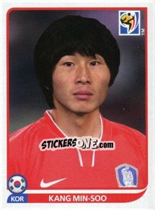 Sticker Kang Min-Soo - FIFA World Cup South Africa 2010 n. 149 - Panini