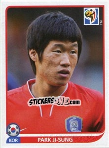 Sticker Park Ji-Sung - FIFA World Cup South Africa 2010 - Panini