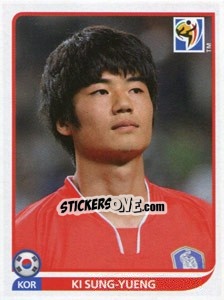 Sticker Ki Sung-Yueng - FIFA World Cup South Africa 2010 - Panini