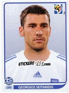 Sticker Georgios Seitaridis - FIFA World Cup South Africa 2010 - Panini