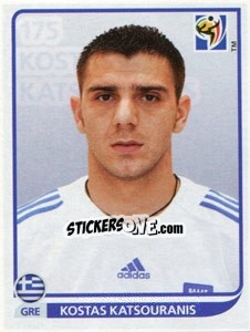 Cromo Kostas Katsouranis - FIFA World Cup South Africa 2010 - Panini