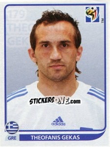 Cromo Theofanis Gekas - FIFA World Cup South Africa 2010 - Panini