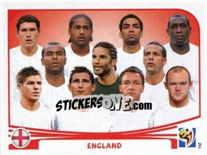 Sticker Team Photo - FIFA World Cup South Africa 2010 - Panini