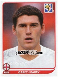 Cromo Gareth Barry - FIFA World Cup South Africa 2010 - Panini