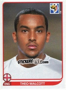 Sticker Theo Walcott - FIFA World Cup South Africa 2010 n. 196 - Panini