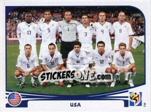 Sticker Team Photo - FIFA World Cup South Africa 2010 - Panini