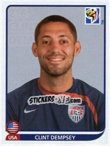 Sticker Clint Dempsey - FIFA World Cup South Africa 2010 n. 216 - Panini