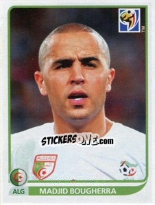 Sticker Madjid Bougherra - FIFA World Cup South Africa 2010 - Panini