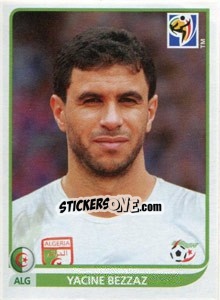 Figurina Yacine Bezzaz - FIFA World Cup South Africa 2010 - Panini