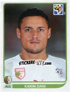 Figurina Karim Ziani - FIFA World Cup South Africa 2010 - Panini