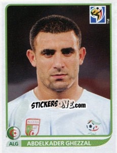 Cromo Abdelkader Ghezzal - FIFA World Cup South Africa 2010 - Panini