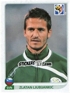Sticker Zlatan Ljubijankic - FIFA World Cup South Africa 2010 n. 254 - Panini