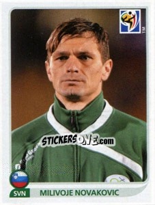 Sticker Milivoje Novakovic - FIFA World Cup South Africa 2010 n. 256 - Panini