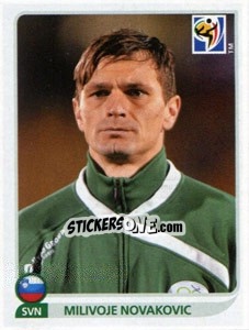 Figurina Milivoje Novakovic - FIFA World Cup South Africa 2010 - Panini