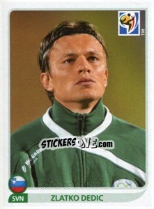 Figurina Zlatko Dedic - FIFA World Cup South Africa 2010 - Panini