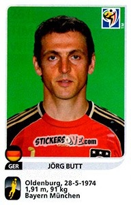 Cromo Jorg Butt - FIFA World Cup South Africa 2010 - Panini