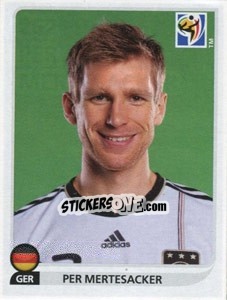 Sticker Per Mertesacker - FIFA World Cup South Africa 2010 n. 262 - Panini