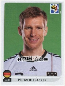 Sticker Per Mertesacker - FIFA World Cup South Africa 2010 - Panini