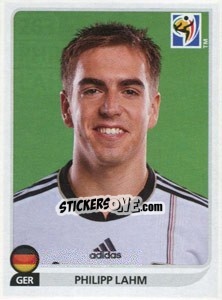Sticker Philipp Lahm - FIFA World Cup South Africa 2010 n. 263 - Panini