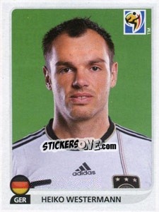 Sticker Heiko Westermann - FIFA World Cup South Africa 2010 - Panini