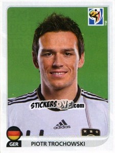 Sticker Piotr Trochowski - FIFA World Cup South Africa 2010 - Panini