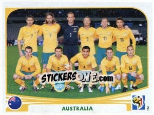 Sticker Team Photo - FIFA World Cup South Africa 2010 - Panini