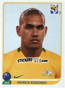 Sticker Patrick Kisnorbo - FIFA World Cup South Africa 2010 - Panini
