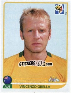 Sticker Vincenzo Grella - FIFA World Cup South Africa 2010 - Panini