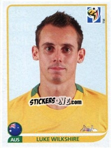 Sticker Luke Wilkshire - FIFA World Cup South Africa 2010 - Panini