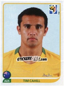 Sticker Tim Cahill - FIFA World Cup South Africa 2010 - Panini